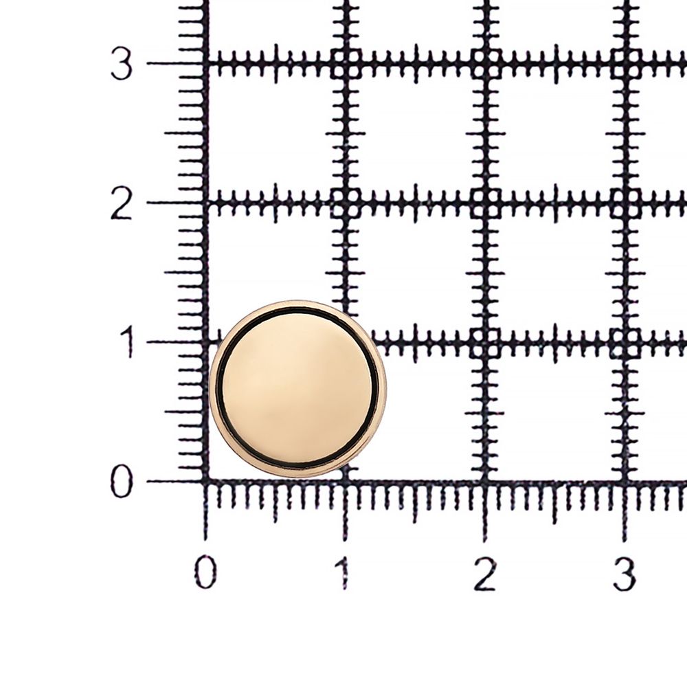 Пуговицы на ножке 20L (12,5мм), металл (DAG золото черненое), ME_678, 36 шт