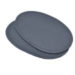 Заплатка, кожа, овал средний 9х13,5см с перфорацией, 2 шт в уп, 100% кожа, 05 т.синий