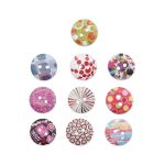 Украшения декоративные пуговицы деревянные Орнаменты №3, 15 мм, 100 шт