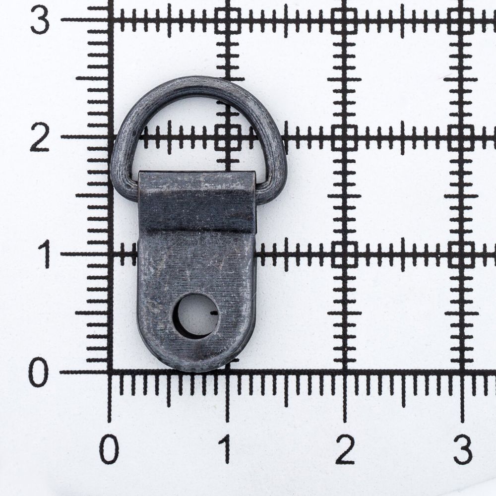 Петля обувная 10х18 мм, оксид, 100 шт