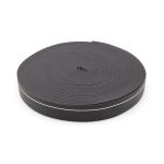 Резинка для мужских трусов и боксеров 30.0 мм / 25 метров, тканая мягкая, 21 г/м, т.серый/белый полоса