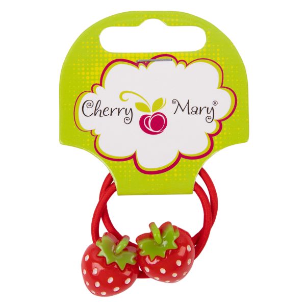 Набор резинок для волос, 10 шт, №01 красный, Cherry Mary R6202