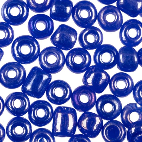 Бисер Zlatka 6/0 (4.1 мм), 100 г (10х10 г), №0128 т.синий, GR