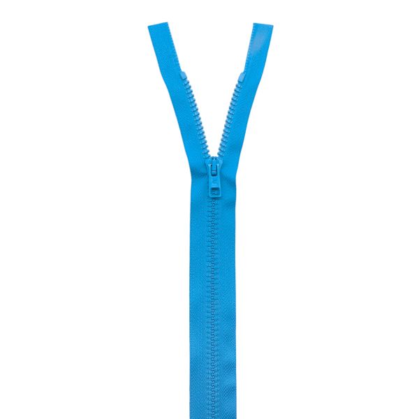 Молния трактор Arta Т6 (6 мм) 1 зам., разъем., 80 см, цв. 225 голубая бирюза, 5 шт