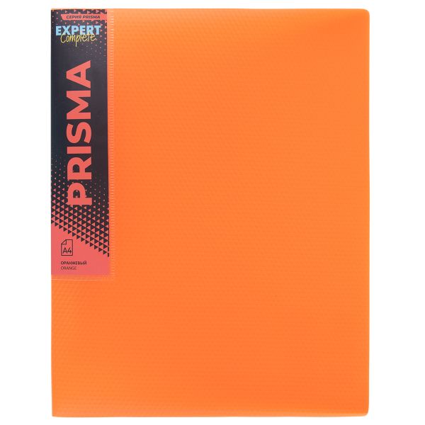 Папка на 2 О-кольцах A4 700 мкм 25 мм, 4 шт, d-20 мм, оранжевый EC211300012, Expert Complete