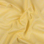 Ткань для пэчворка Peppy Бабушкин сундучок, отрез 50х55 см, 140 г/м², БС-47 клетка бл. желтый, Peppy