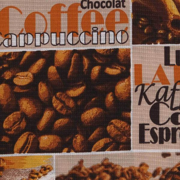 Полотно вафельное набивное арт 60 рис 5359 вид 1 Кофе 50х50см, Astra&Craft