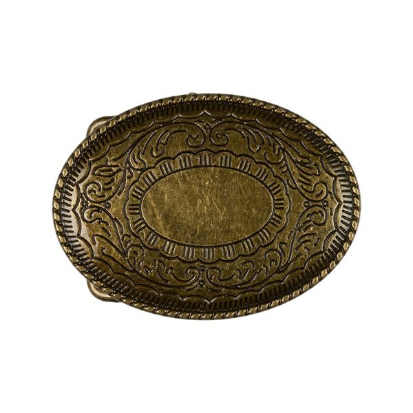 Пряжка ременная металл 80х60 мм, 1 шт, 27 медь, Micron GB 1615