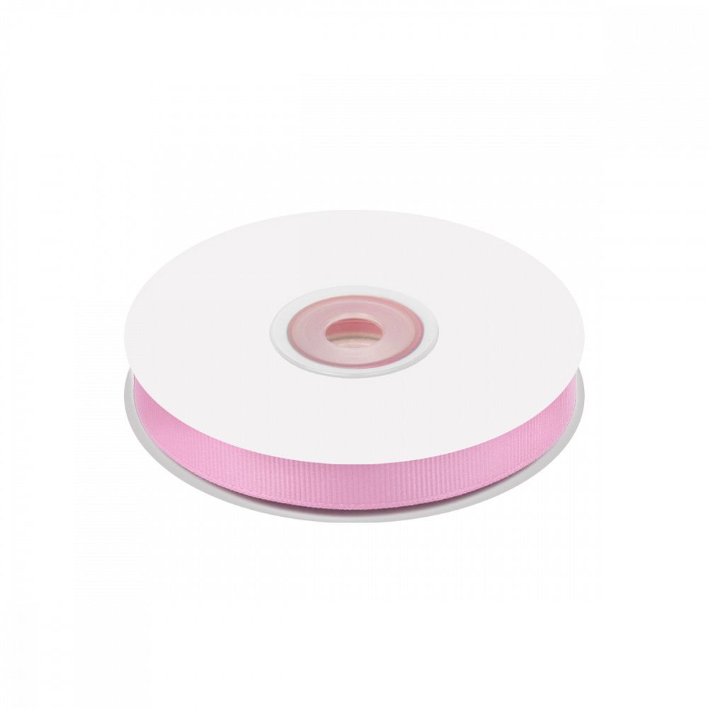 Лента репсовая (в рубчик) 10.0 мм цв. F133 розовый уп.22.86м (±1м)