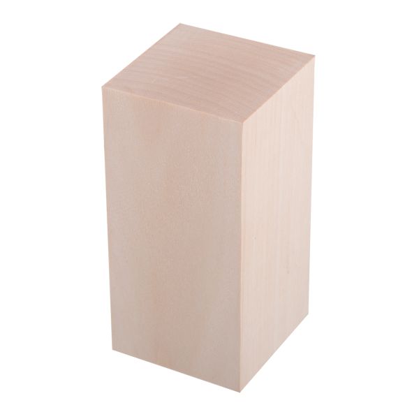 Заготовка деревянная брусок для резьбы липа 10х5х5 см, 2 шт, Mr.Carving БДЛ-202