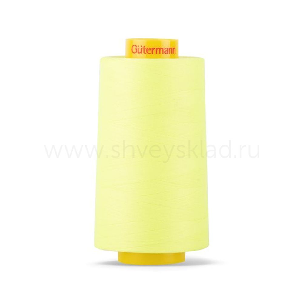 Нитка универсальная Gutermann Mara 120/2, 5000 м, 700185, 3835 неоновый желтый, 1 шт