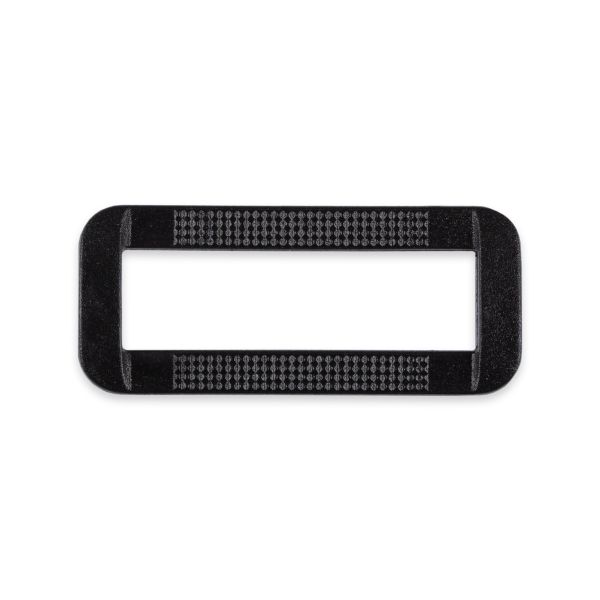 Рамка-прямоугольник пластик 25 мм, 100 шт, черный, Gamma FC41