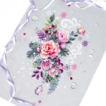 Набор для вышивания нитками Чудесная игла, Зимние кружева, 18х29 см