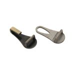 Крючки пришивные декоративные 12.3х47.6 мм, тертая бронза, 10 шт