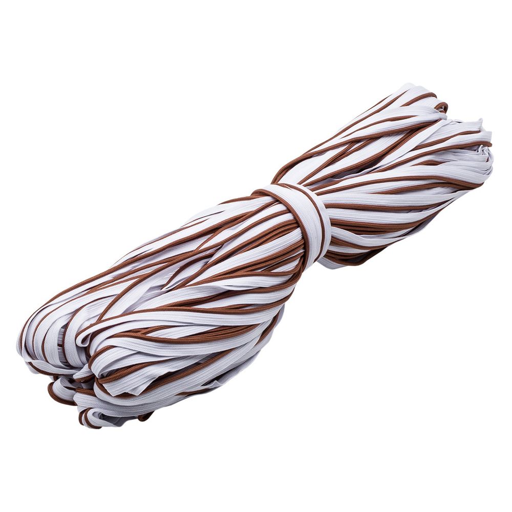 Кант отделочный 10 мм / 91.4 метр, белый/коричневый, 3AR2731