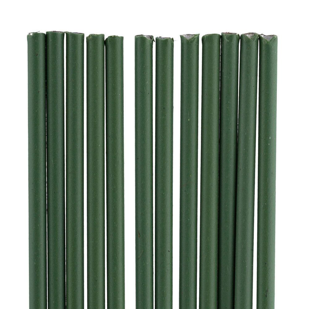 Проволока флористическая в оплетке ⌀0.7 мм, 5х30 шт, 40 см, 01зеленый, Blumentag PGW-0.7