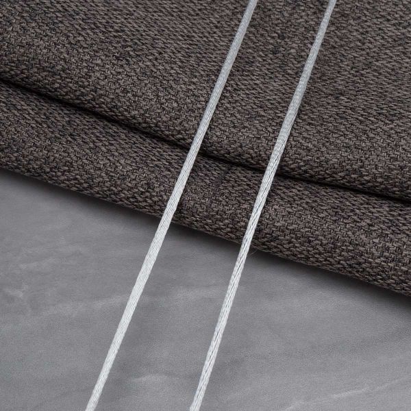 Шнур атласный корсетный ⌀2.0 мм / 50 метров, 3107 серый светлый