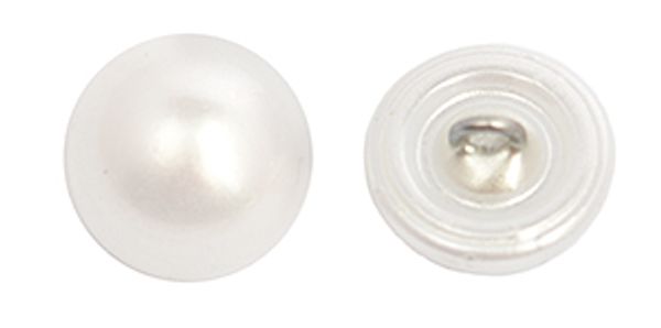 Пуговицы на ножке пластик A513 цв.001 белый 20L-12,5мм, 50 шт