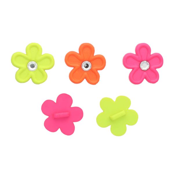 Украшения декоративные пуговицы Фигурки Яркие цветы Dress It Up 6967