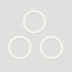 Кольца для бюстгальтера металл ⌀10.0 мм, 004 приглушенный белый, Arta, 50 шт