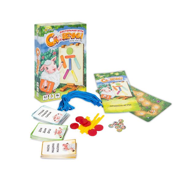 Игра настольная Словечки, Эврикус BG-17008