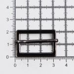 Рамка регулировочная металл литая 25 мм (31х21 мм, ⌀3 мм), чер.никель, 4 шт