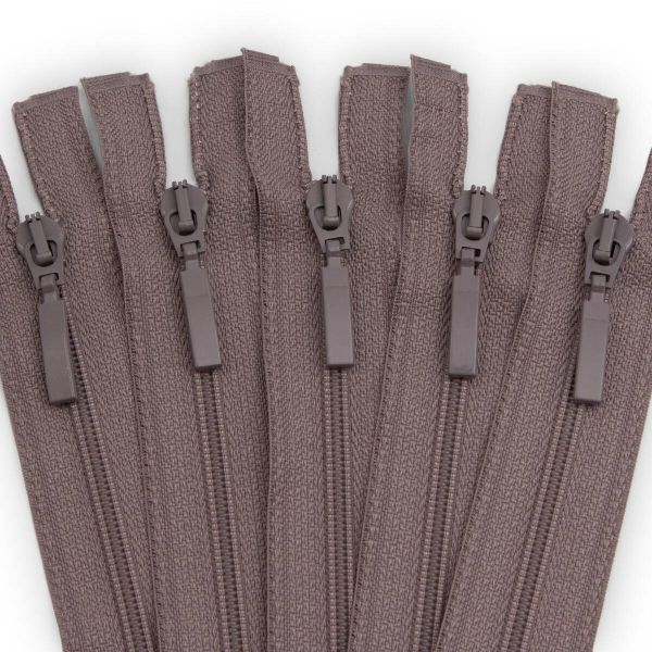 Молния спираль (витая) Arta Т5 (5 мм) 1 зам., разъем., 40 см, цв. 327 серый, уп.5 шт