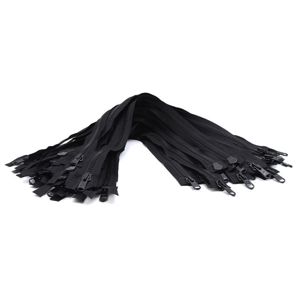 Молния трактор Arta Т8 (8 мм) 2 зам., разъем., 65 см, ОПТ. УП., 25 шт, 077 черный