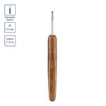 Крючок для вязания с бамбуковой ручкой ⌀4.0 мм, 13.5 см, алюминий, Gamma RHB