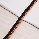 Кант витой 5 мм / 25 метров, черный/107 коричневый, 3AR3294