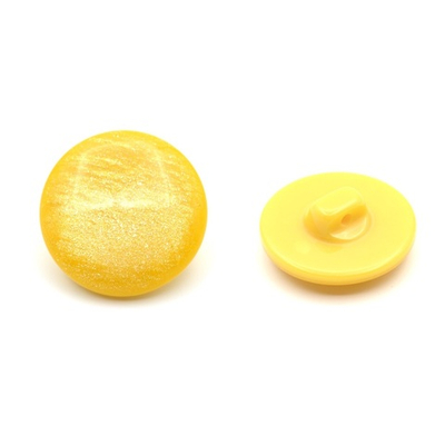 Пуговицы на ножке 32L (20мм), пластик (col.12 желтый), 72 шт, CR P-45