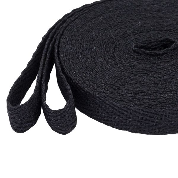 Тесьма (лента) киперная (100 х/б) 10 мм / 4.57 метра, 69 черный, 6190-2017