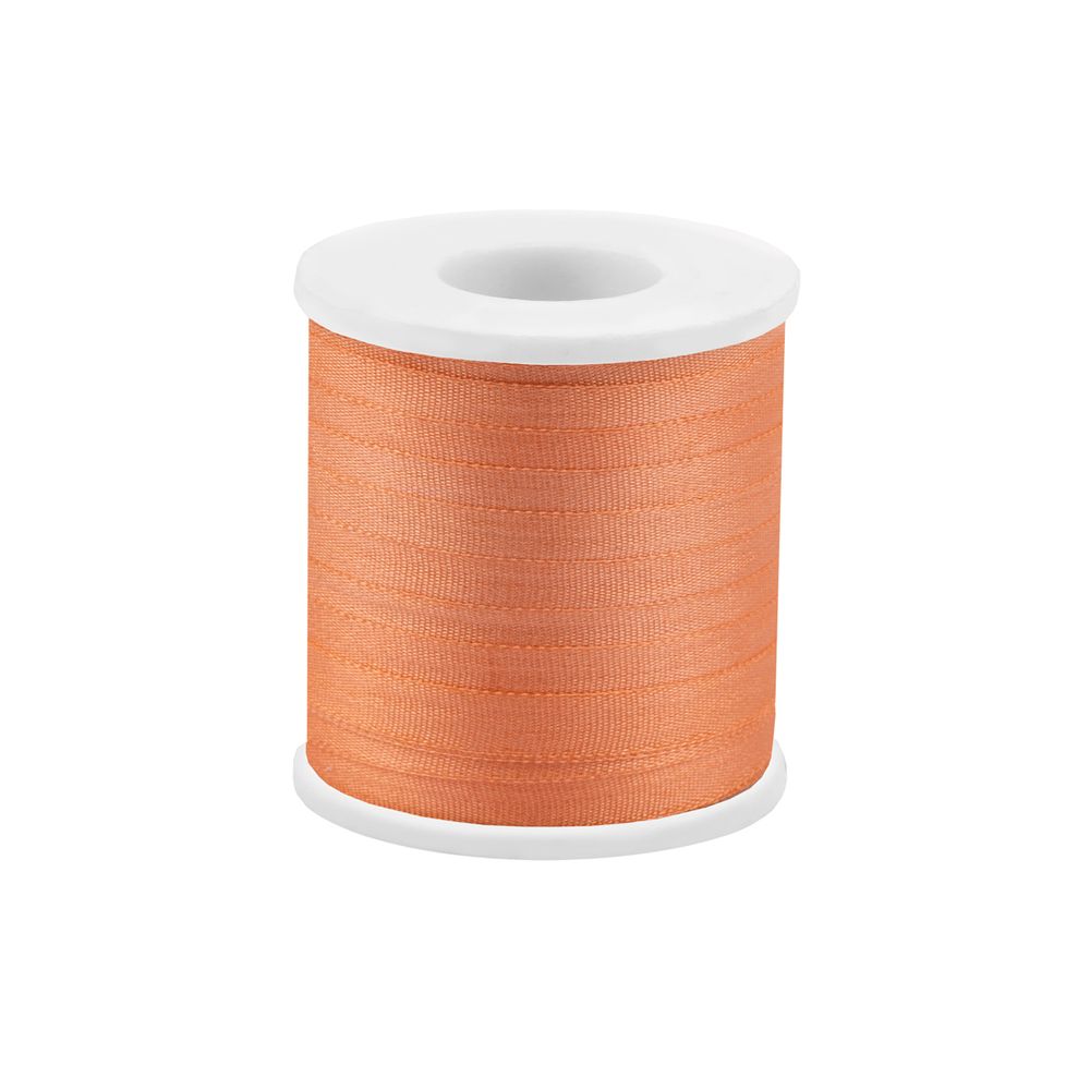 Лента (тесьма) шелковая 4.0 мм / 45.5±0.5 метров, №056 бл. оранжевый, Gamma SR-4