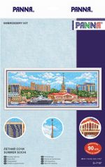 Набор для вышивания нитками Panna, Летний Сочи, 36,5х14 см