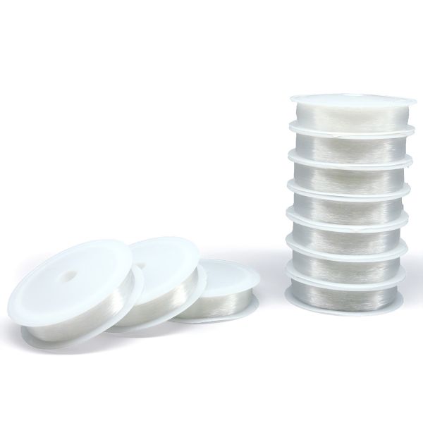 Нить-леска 0.3 мм, 100 м, белый, 10 кат