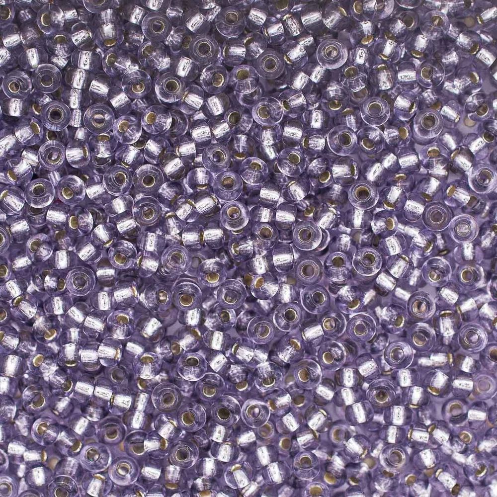 Бисер Preciosa цветной с серебр.центром 10/0 (2.3 мм), 100 г (5х20 г), цв. 78121