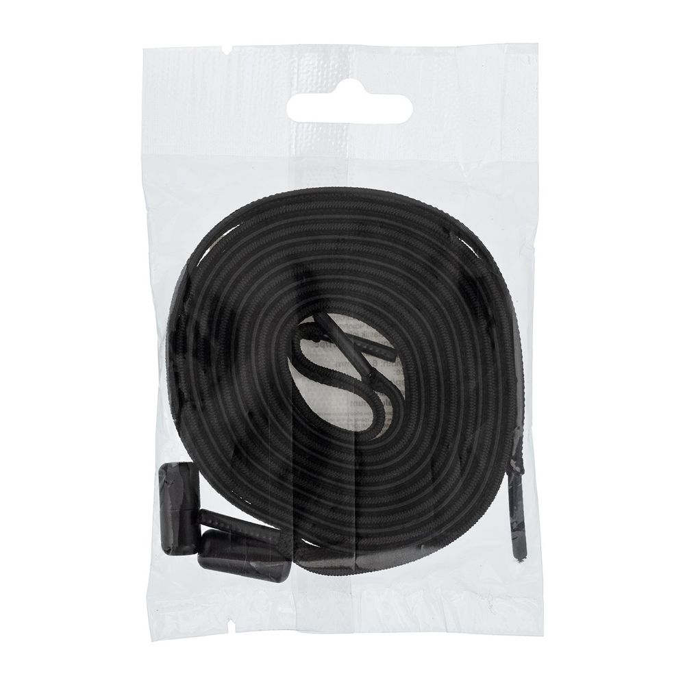 Шнурки эластичные с застежкой №1 черный, Blitz GBG-006