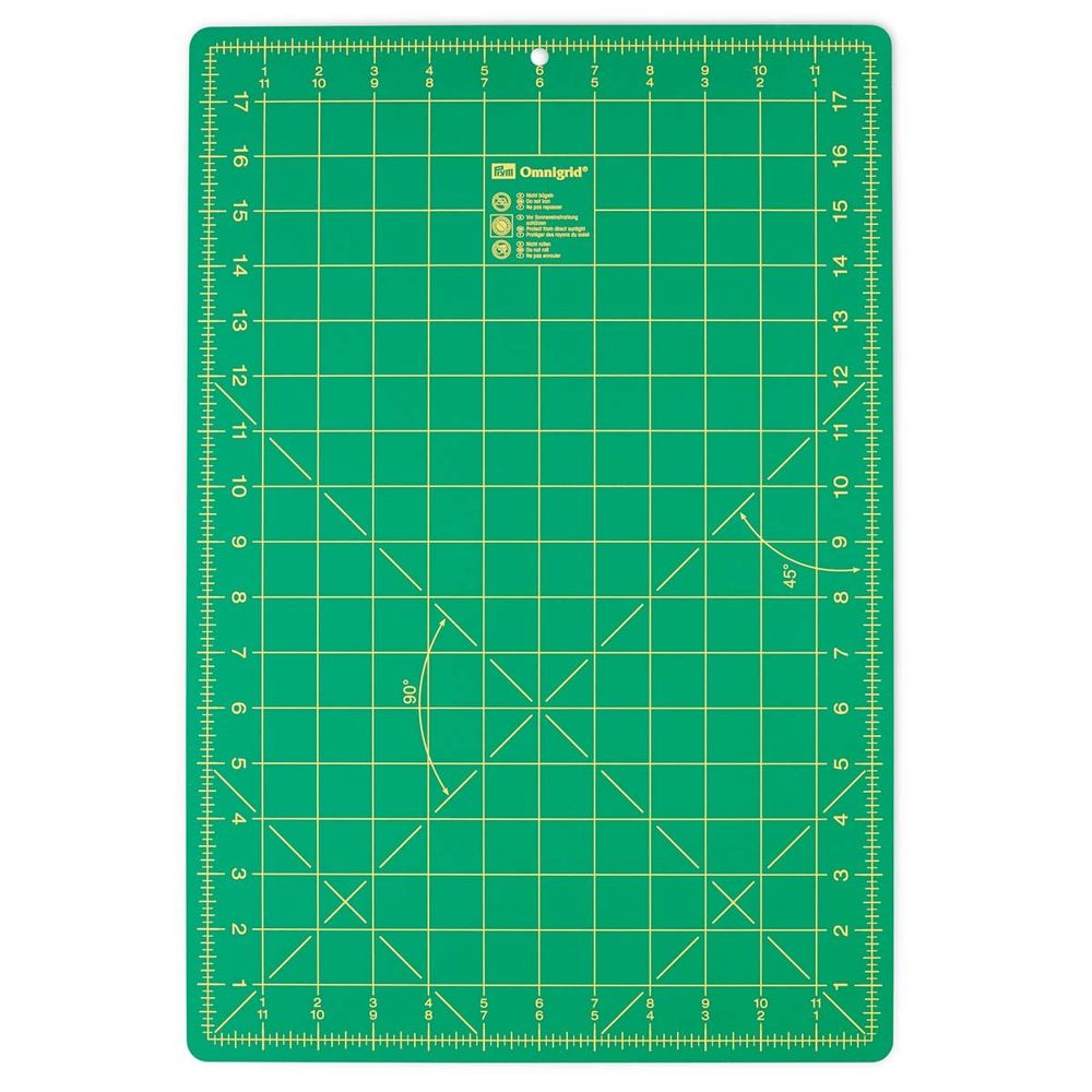 Коврик-подложка для раскройных ножей, зеленый цв. см/дюйм 45 см 30 см, Prym