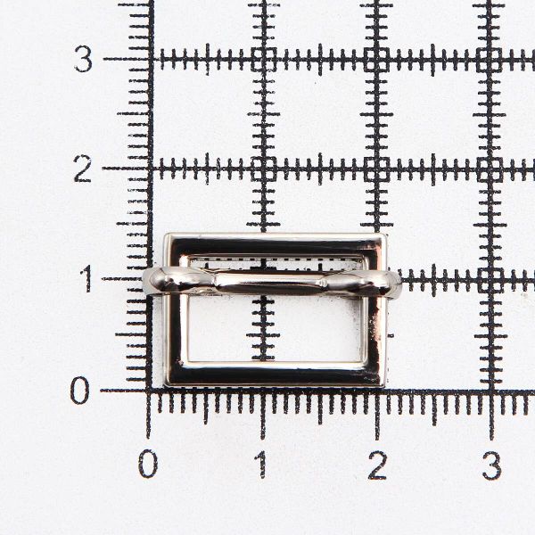 Рамка регулировочная металл литая с подвижной планкой 15 мм /20х14 мм, ⌀2.5 мм/, никель, 4 шт