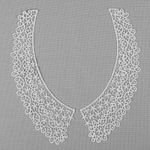 Пришивной кружевной воротник гипюр 21 см, цв.белый, 25 шт, диз.12545, Kruzhevo