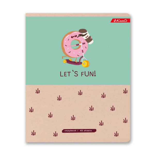 Тетрадь ученическая общая, A5+ 48 л. на скобе, белизна 100%, 10 шт, клетка, 000328 Друзья навсегда, Светоч 48ТСК5_3_1