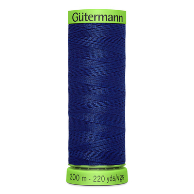 Нитки для тонких тканей Gutermann Extra Fine 150, 200м, 232 кобальт, 5 катушек