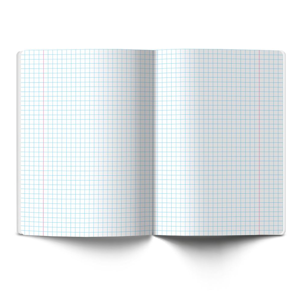 Тетрадь ученическая общая, выборочный лак, A5+ 96 л. на скобе 60 г/м², белизна 100%, 5 шт, клетка в термоусадочной пленке, 000783 В цвете, Светоч 96ТЕТк-003