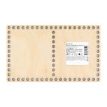 Заготовка из фанеры Панно с перфорацией Двойное, 15х25х0.4 см, Mr.Carving БА-47
