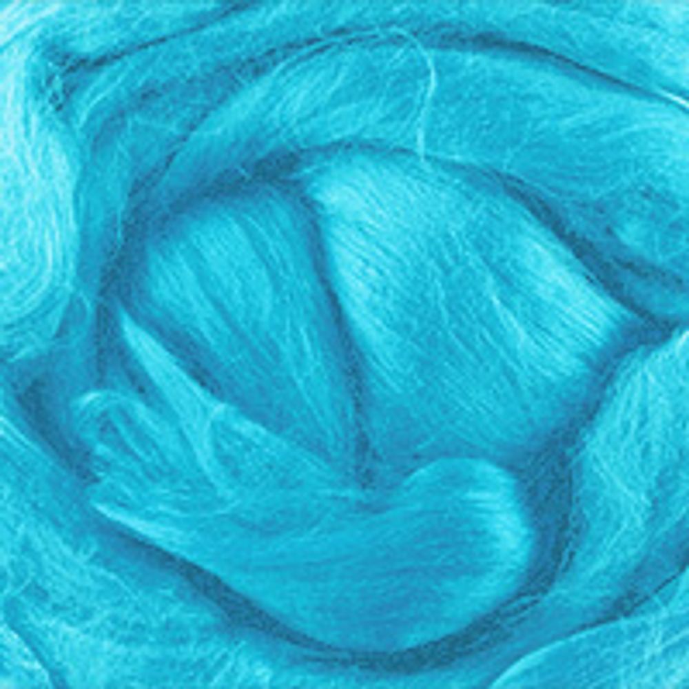 Шерсть для валяния вискоза 1х25 г, (19-20 мкр), 0472 я.голубой, Gamma FV-025