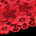Кружево бельевое эластичное 150 мм / 13.72 м, цв. C820 красный