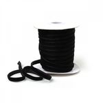 Лента бархатная (тесьма) 06.0 мм / 22.86±1 метров, арт.6VR03 нейлон цв.черный
