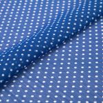 Ткань блузочная Chiffon 68 г/м², 200х147 см, 17 синий/ белый, Gamma PC-05