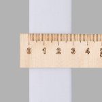 Резинка бельевая (окантовочная) 30.0 мм / 50 метров, тканая, отбеленный, 124030/1