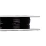 Проволока для бисера ⌀0.25 мм, 120 метров (12х10 метров), 06 черный, Zlatka DG-025